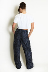 Leopard Print Side Stripe Jogger 