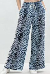 Leopard Print Side Stripe Jogger 