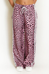 Leopard Print Side Stripe Jogger 