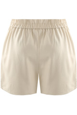 Wrap Skort With Circular Buckle 