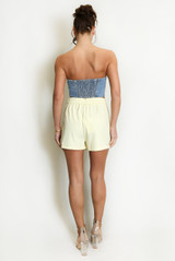 Wrap Skort With Embossed Buckle 