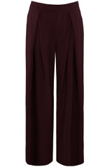 Pleated Wide Leg Flowing Trouser