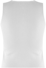 Twist Front Buckle Trim Crop Top 