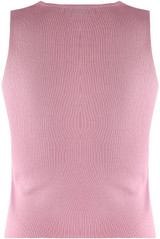 Twist Front Buckle Trim Crop Top 