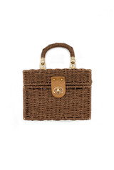 Natural Wicker Box Bag