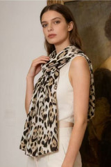 Leopard Print Scarf