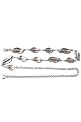 Curved Metal Chain Belt