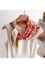 Floral Print Neckerchief 