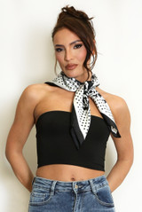 Floral Print Neckerchief 