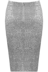 Glitter Knee Length Skirt