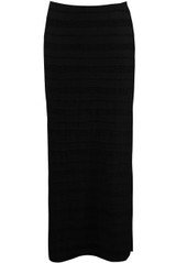 Crinkle Tiered Midi Skirt