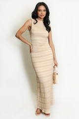 Textured Midi Skirt