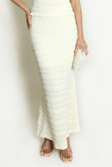 Textured Midi Skirt
