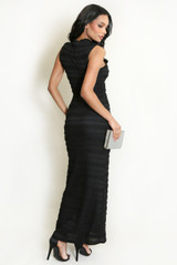 Textured Midi Skirt