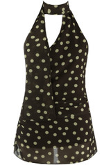 Polka Dot Halter Neck Top