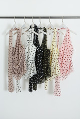 Polka Dot Halter Neck Top