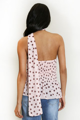 Polka Dot Halter Neck Top