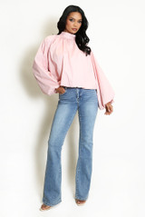 Open Back Blouse