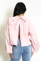 Open Back Blouse