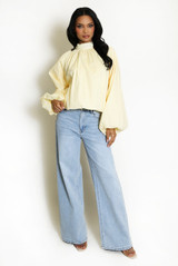Open Back Blouse