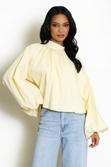 Open Back Blouse