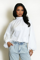 Open Back Blouse