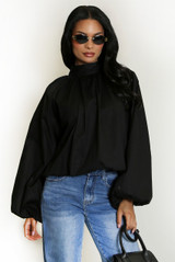Open Back Blouse
