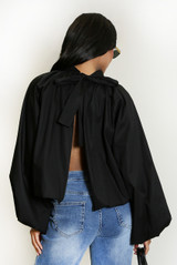 Open Back Blouse