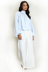 Open Back Blouse