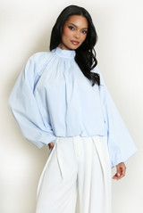 Open Back Blouse
