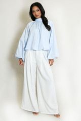Open Back Blouse