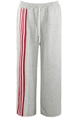 Side Striped Lace Panel Joggers 