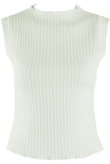 Waffle Texture Sleeveless Top