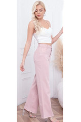 Wide Leg Denim Jeans