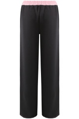 Side Leopard Striped Panel Joggers