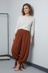 Cuffed Harem Trousers