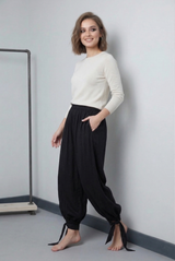 Cuffed Harem Trousers