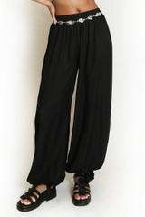 Cuffed Harem Trousers