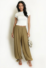 Cuffed Harem Trousers