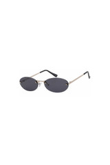 Rimless Oval Sunglasses