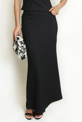 Textured Sleeveless Top And Maxi Skirt Set