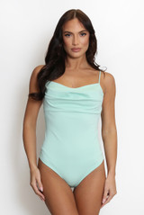 Drape Cowl Neck Bodysuit - 9 Colours