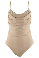 Drape Cowl Neck Bodysuit - 9 Colours