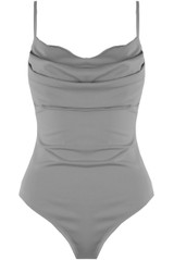 Drape Cowl Neck Bodysuit - 9 Colours