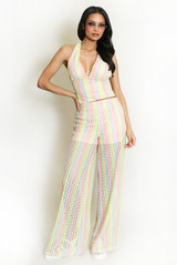 Zig Zag Halter Neck Top