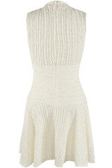 Sleeveless Textured Skater Dress