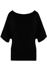 Wide Neck Ruched Top