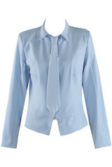 Fitted Shirt With Tie