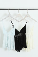 Lace Hem Flowy Bralet