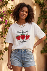 Strawberry Motif Tee